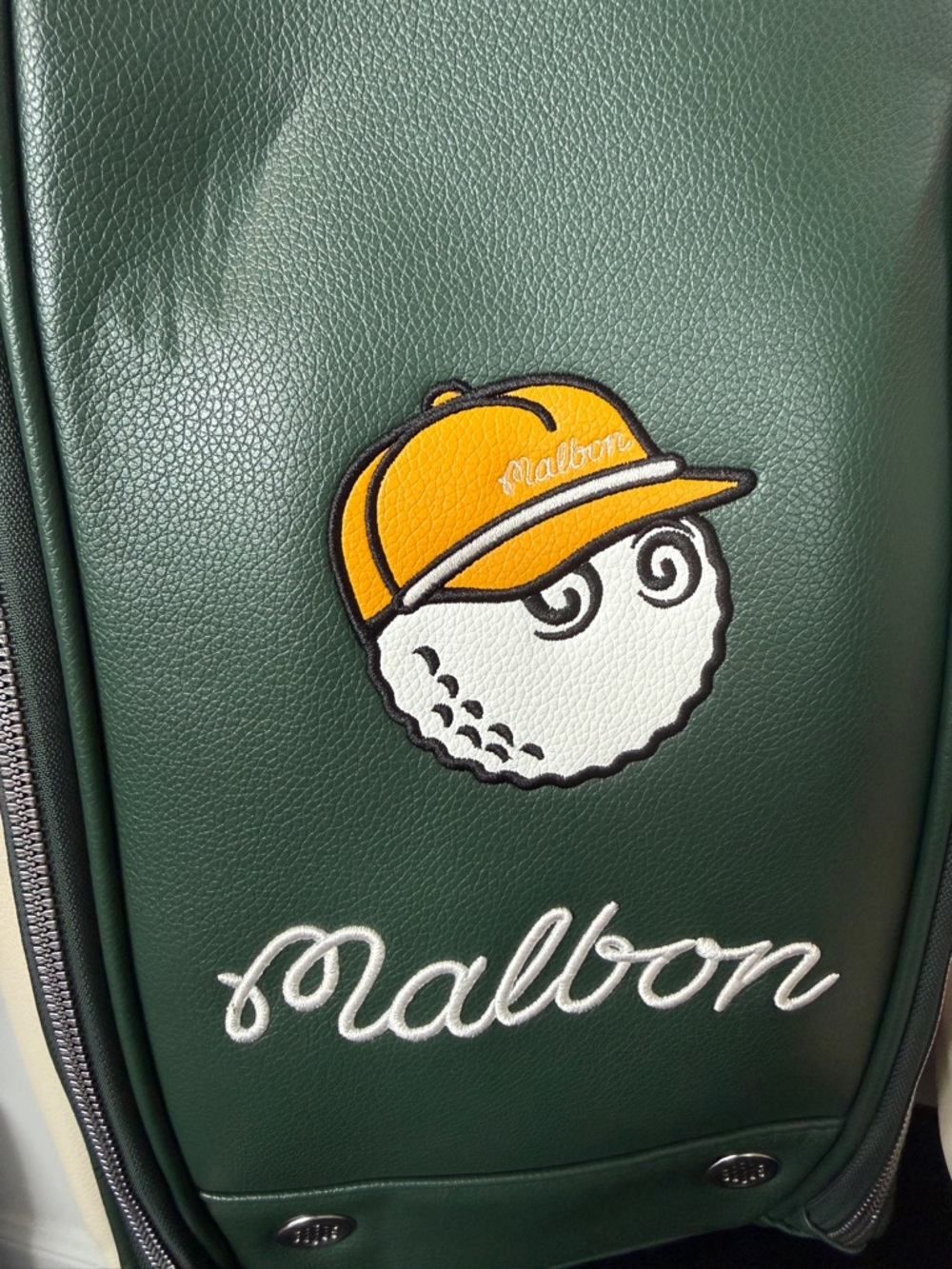 Malbon Golf Shoe Bag | PU Leather | Large Capacity Breathable Shoe Case - Picture 3 of 7